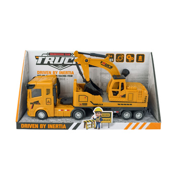 Ciężarówka Koparka Auto Budowlane Zabawka Dla Dzieci Prezent