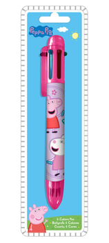 Długopis 6 kolorów Peppa Pig PP17108