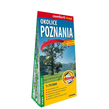 Okolice Poznania mapa turystyczna 1:75000 laminat 2024