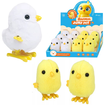 KURCZAK NAKRĘCANY KURCZACZEK SKACZĄCY ZABAWKA DLA DZIECKA DEKORACJA