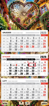 Kalendarz 2026 trójdzielny Łapacz snów KT1 V96