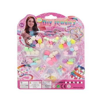 KORALIKI DO NAWLEKANIA ZESTAW DO ROBIENIA BRANSOLETEK PREZENT DLA DZIECKA