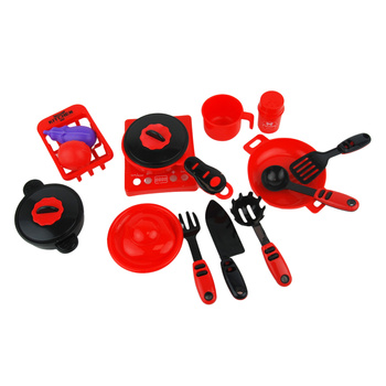 Zestaw naczyń kuchennych dla dzieci zabawkowy do zabawy edukacyjnej
