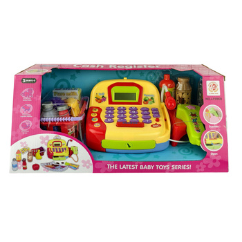 Kasa Sklepowa Dla Dzieci Z Kalkulatorem Dźwięk Interaktywny Prezent