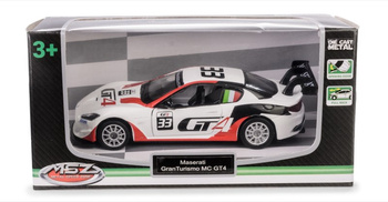 MSZ Maserati GranTurismo MC GT4 biały w skali 1:43