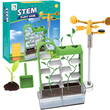 Zestaw Kreatywny Stwórz Własną Doniczkę Kwiaty DIY Nauka Roślin Prezent