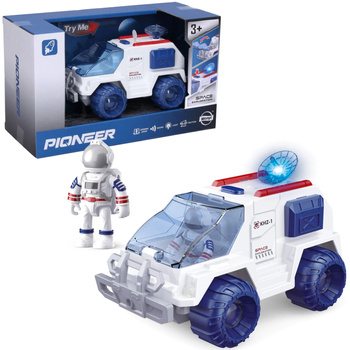 Auto łazik kosmiczny zabawka ze światłem i dźwiękiem dla dzieci