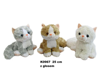 Kot z głosem 25cm MIX Sun-Day