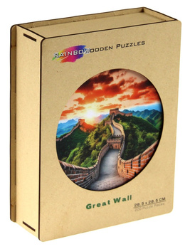 Puzzle 200 drewniane kolorowe Wielki Mur Chiński
