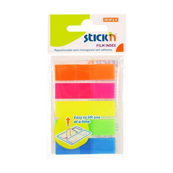 Zakładki indeksujące neon 5 kolorów