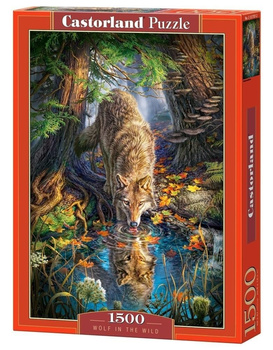 Puzzle 1500 Wolf in the wild CASTOR Castorland