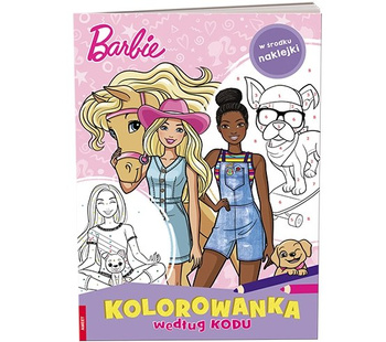 Barbie Kolorowanka według kodu KKO-1101