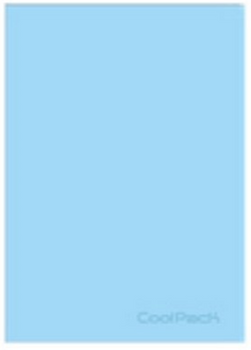 COOLPACK - ZESZYT A5 PP - 60 K. KRATKA (bm) - PASTEL / POWDER BLUE
