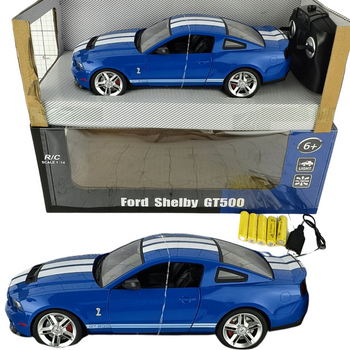 FORD SHELBY GT500 SAMOCHÓD ZDALNIE STEROWANY AUTO RC NA PILOTA 1:14 ŚWIATŁA
