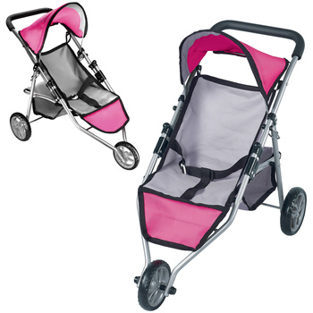 WÓZEK SPECEROWY TRÓJKOŁOWY DLA LALKI