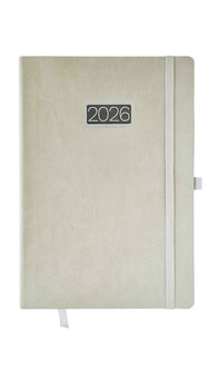 Kalendarz 2026 Flex A5 dzienny szary V6 K-A5D