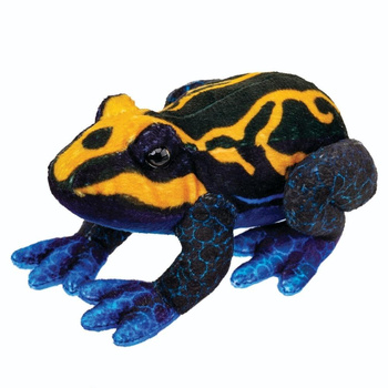 Żaba czarno - pomarańczowa 13cm Beppe