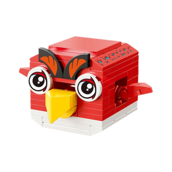 KLOCKI ZWIERZĄTKO NACISKANE EDUKACYJNE ZESTAW KREATYWNY 120 ELE WZORY