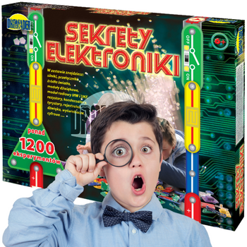 Sekrety Elektroniki Zestaw Edukacyjny 1288 Kombinacji dla Dzieci i Dorosłyc