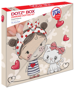 DIAMOND DOTZ DOTZ BOX GOOD FRIENDS