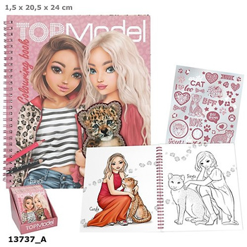 Kolorowanka Leo Heart Top Model z naklejkami 13737A