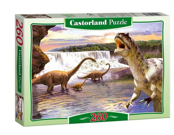 Puzzle 260 Dinozaury w wodzie CASTOR Castorland