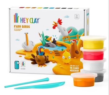 Hey Clay - Ptaki z farmy TM Toys