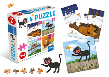 Gra PUZZLE Z KOTKIEM