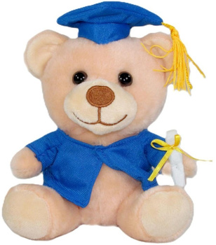 Maskotka Miś absolwent 12cm Sun-Day