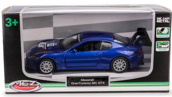 MSZ 1:43 Maserati GranTurismo MC GT4/67355/blue Daffi