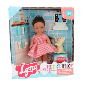 Lalka Weterynarz Interaktywna Zabawka Edukacyjna dla Dzieci 1 sztuka
