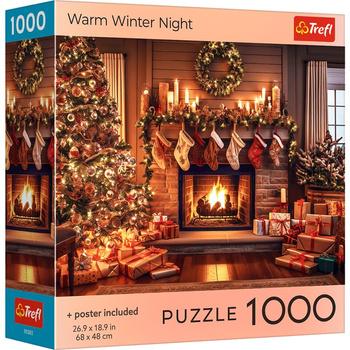 Puzzle 1000 USA Collection: Warm Winter Night