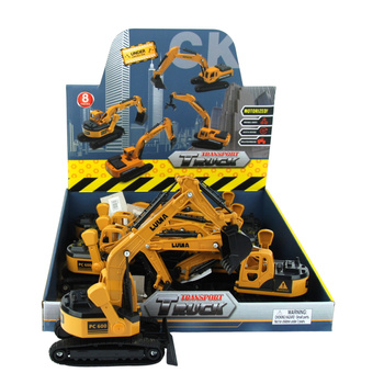 Koparka Maszyna Budowlana Interaktywna Dla Dzieci Światło Dźwięk Prezent