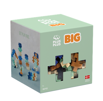 Klocki Konstrukcyjne Zestaw Puzzle PLUS-PLUS BREEZE - 100e 3D Prezent