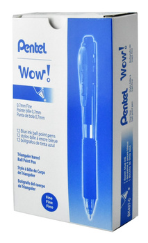 Paczka Długopis 0,7 mm BK437 niebieski 12 szt.