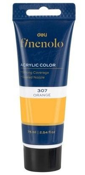Farba akrylowa Finenolo pomarańczowa 75ml.