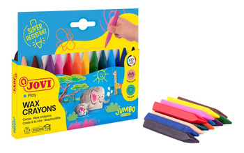 Kredki świecowe trójkątne 12 kolorów