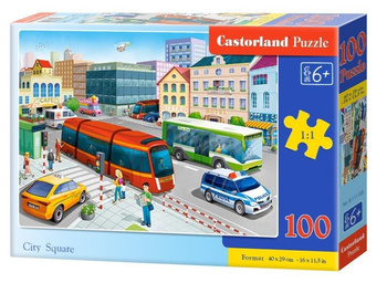 Puzzle 100 City Square CASTOR Castorland