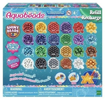 Aquabeads Błyszczące koraliki zestaw uzupełniający EPOCH