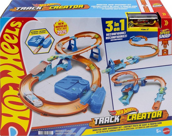 Hot Wheels Track Creator Tor Super skok z napędem Mattel