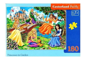 Puzzle 180 Princesses in Garden CASTOR Castorland