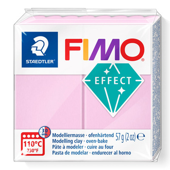 Kostka FIMO effect 57g różowy pastelowy masa termoutwardzalna Staedtler