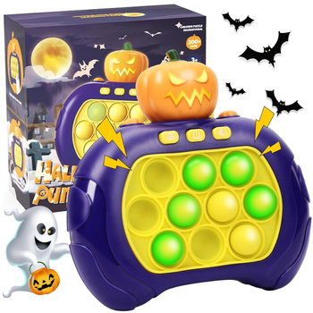 Gra Pop It Quick Push Dynia Halloween antystresowa sensoryczna 70szt