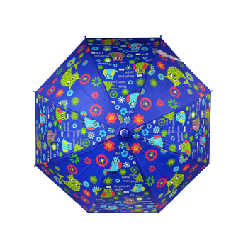 Parasol dziecięcy składany sówki kolorowy lekki wzór sowy dla dzieci