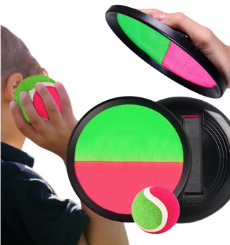 CATCH BALL GRA NA RZEPY RZUCAJ ŁAP PALETKI + PIŁKA