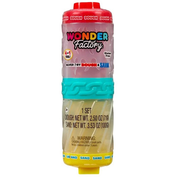 Wonder Factory Never Dry Dough&Sand Red Yellow MGA