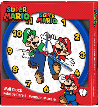 Zegar ścienny Super Mario 25 cm GSM3063