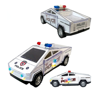 AUTO POLICJA ŚWIECĄCA KAROSERIA