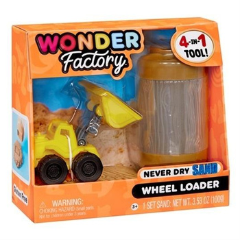 Wonder Factory Never Dry Sand - Brown + Loader MGA