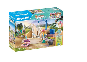 Playmobil Isabella i Lioness z myjnią dla koni 71354